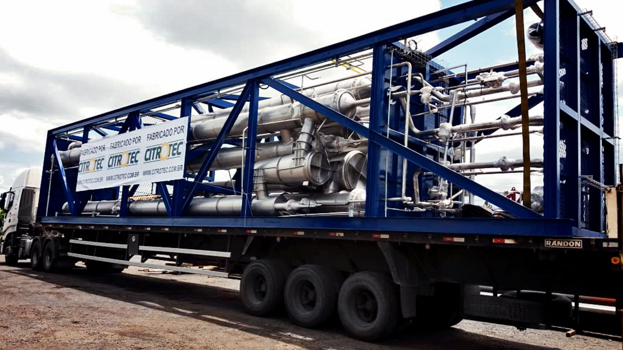 Citrotec - Novo Evaporador ENET<sup>®</sup> é entregue em Aracati/CE